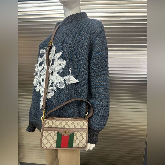 Rare Gucci Supreme Ophidia Brown Web Camera Bag - Picture 14 of 15